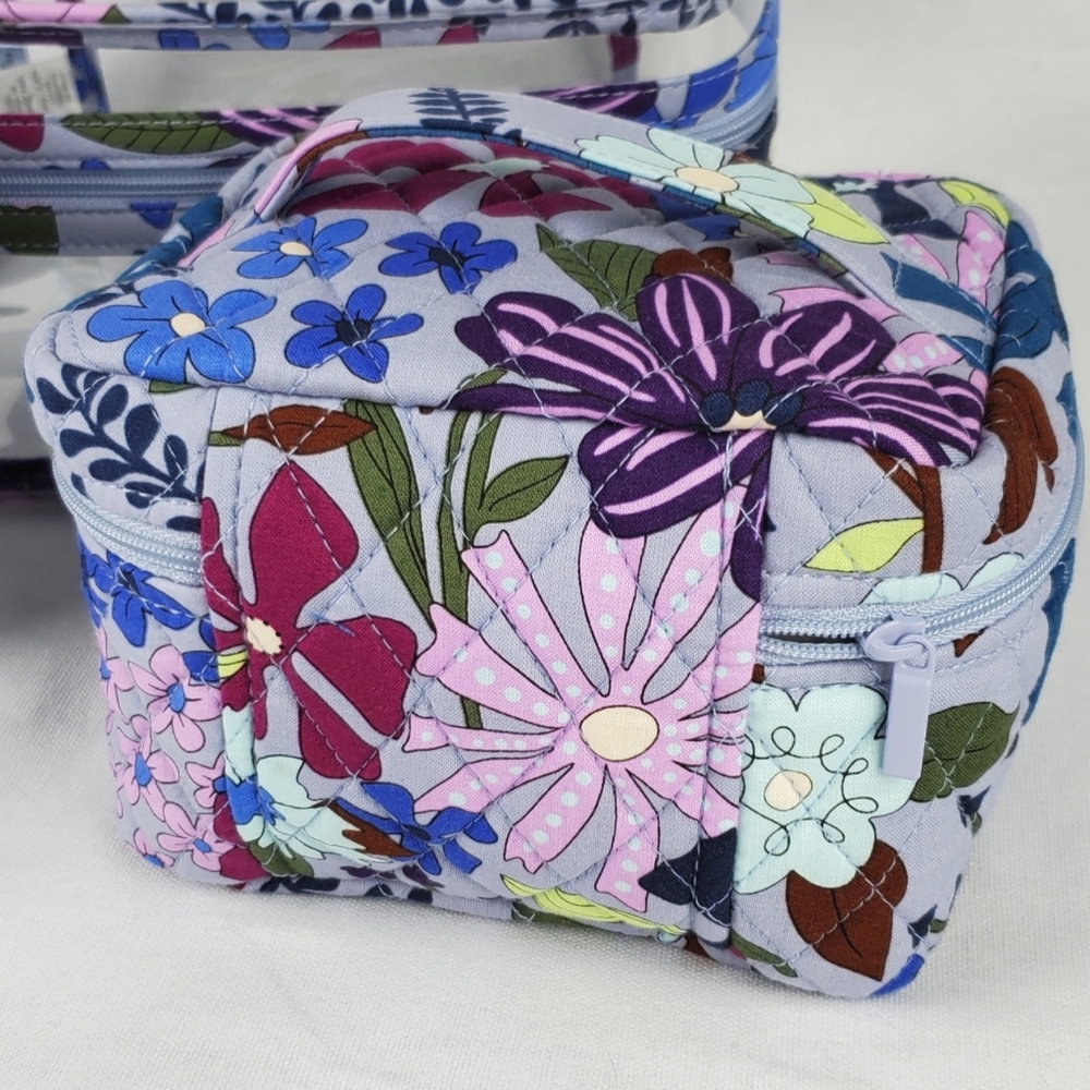 ๐HP~4/24๐ Vera Bradley 3 Piece Cosmetic Set in Bengal Lily NWT - Picture 6 of 12
